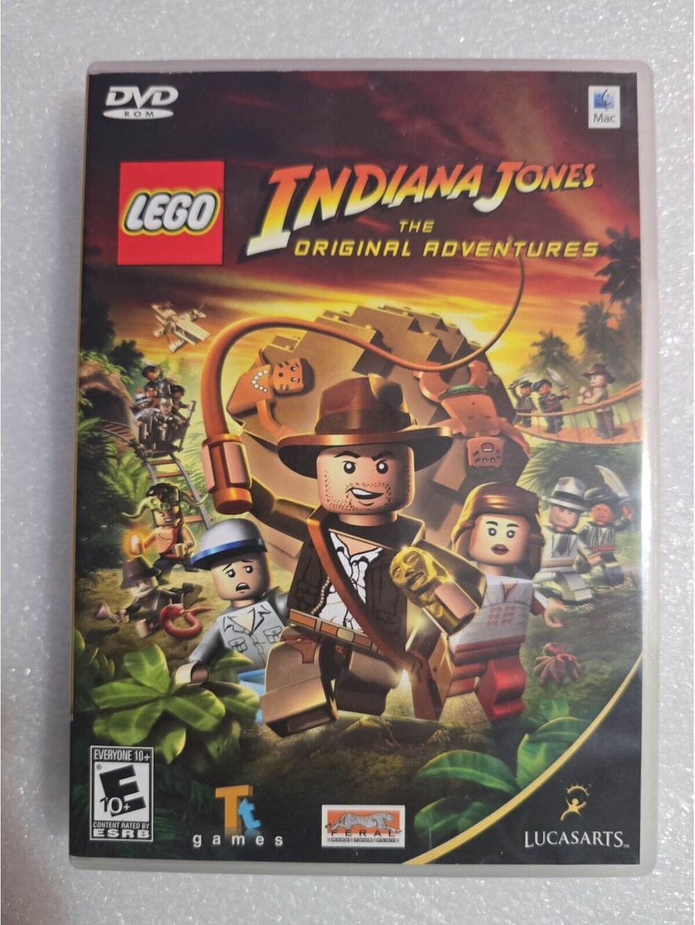 PC Game LEGO Indiana Jones: The Original Adventures (Apple, 2008) w/ Manual